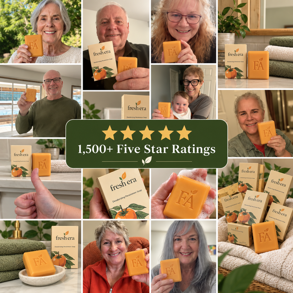 Deodorizing Persimmon Soap